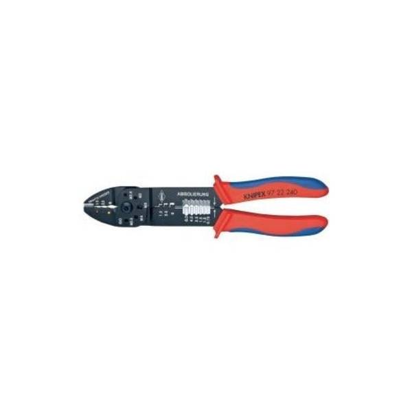 KNIPEX Crimpzagen, 240 mm, Zwart, 97 22 240