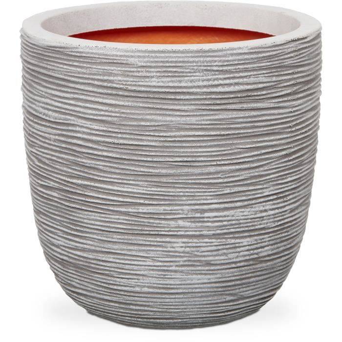 CAPI EUROPE NATURE RIB Plantenbak - 35 x 34 cm - Ivoor-0