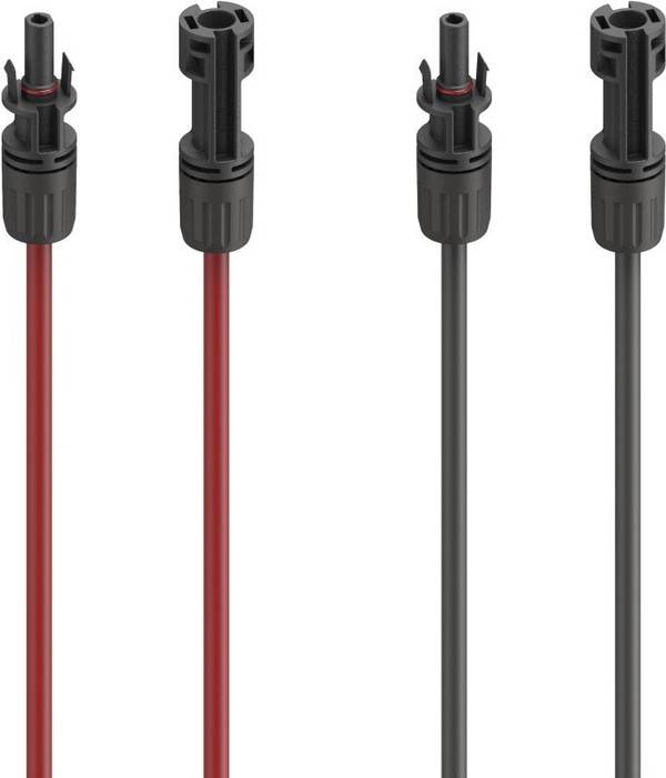 Hama Zonne-kabelverlenging MC4 4mm² 2 x 3m Rood/Zwart voor PV-systeem 00223901
