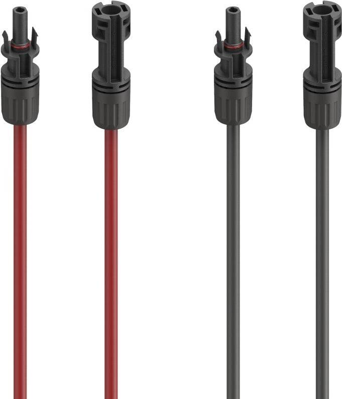 Hama Zonne-kabelverlenging voor PV-systeem, MC4,4 mm², 2 x 5 m, Rood en Zwart (00223902)-0
