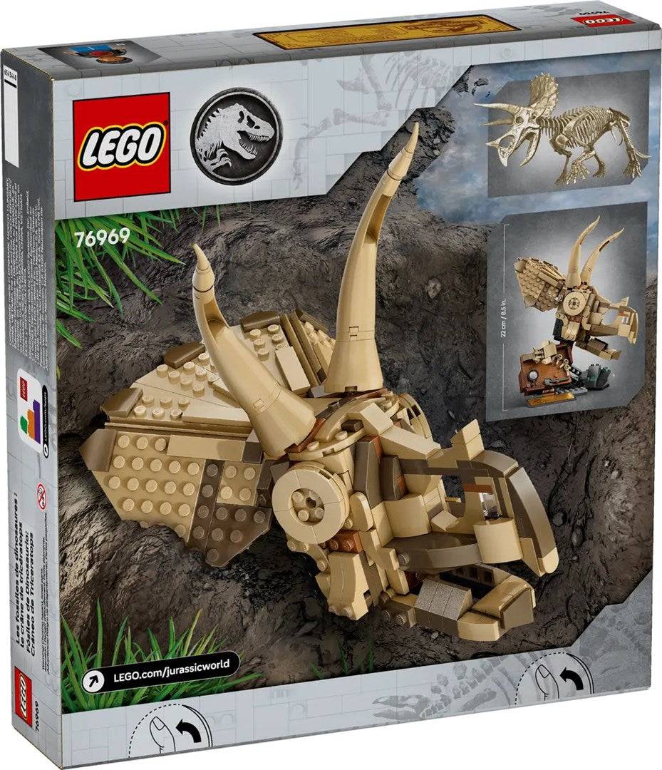 LEGO JURASSIC WORLD Dinosaurusfossielen: Triceratops Schedel Bouwset (76969)-1