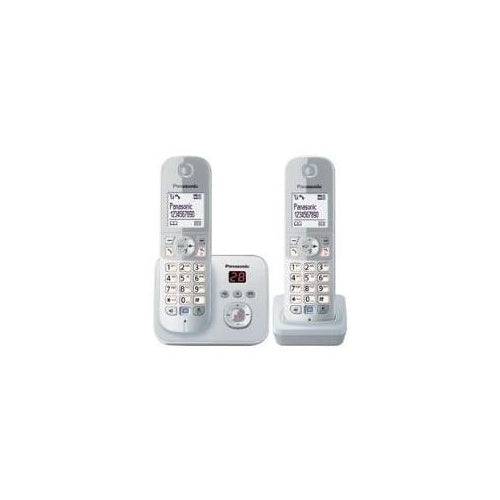 Panasonic KX TG6822 - Draadloze Telefoon met Antwoordapparaat en Bel-ID - DECT - Parelsilver + Extra Handset (KX-TG6822G-0