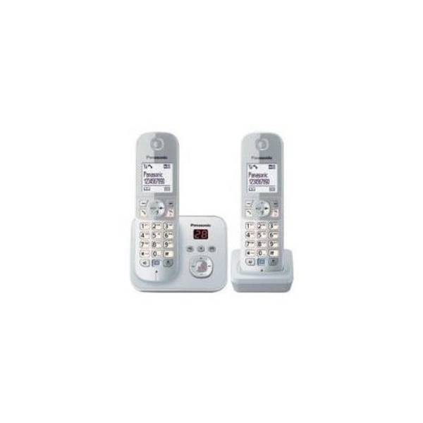 Panasonic KX TG6822 - Draadloze Telefoon met Antwoordapparaat en Bel-ID - DECT - Parelsilver + Extra Handset (KX-TG6822G