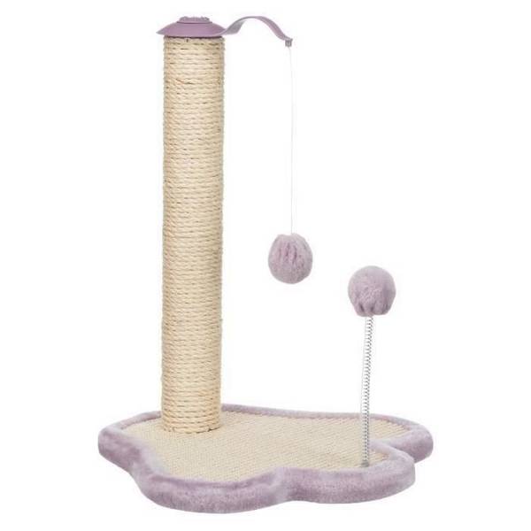 TRIXIE Junior Krabpaal met Paal - 50 cm - Natuurlijk en Mauve