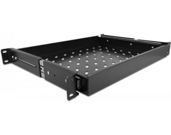 Delock Racklade - Zwart - 1U - 48,3 cm (19")