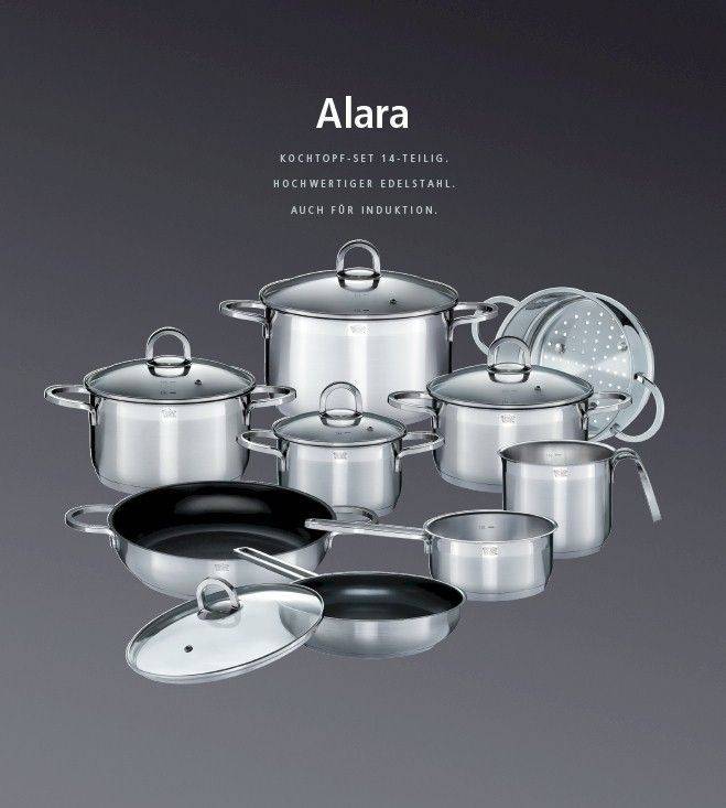 GSW ALARA Kookset - 14-delig - Massief 18/10 RVS - Geschikt voor Inductie-2