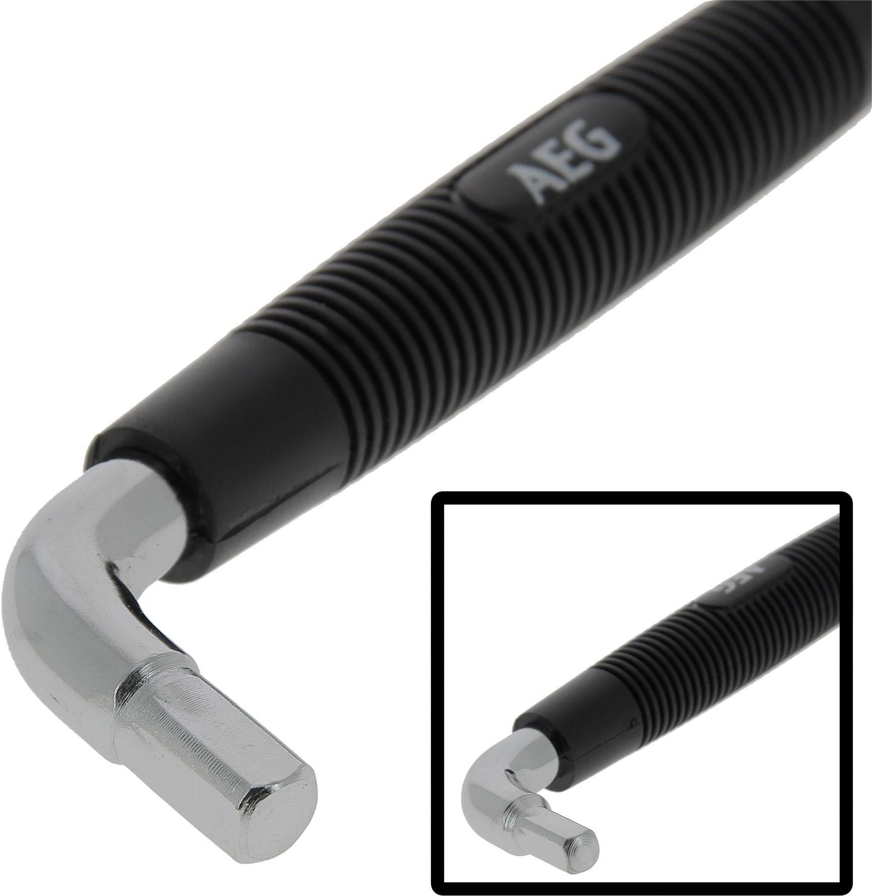 AEG Dubbele Vierkante Afvoerplug Moersleutel 8-10 mm - Ergonomische Handgreep-2