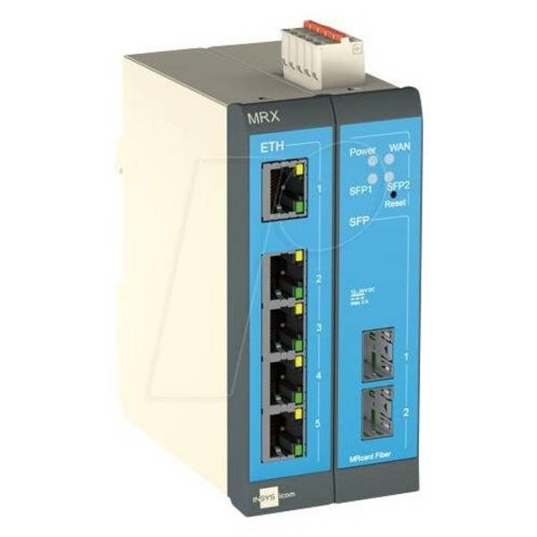 Insys icom MRX MRX2 Fiber Router, 5-Poort Switch