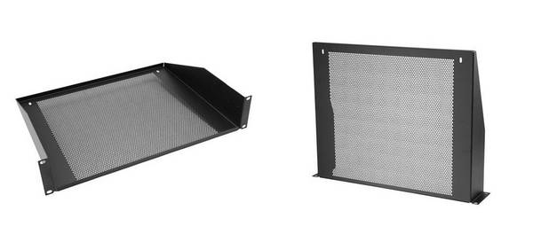 ACCESSORY 2U Rackplank met Ventilatiegaten
