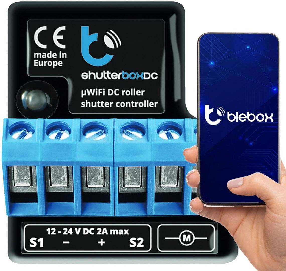 BLEBOX shutterBoxDC v2 WiFi I/O Module 230V-0