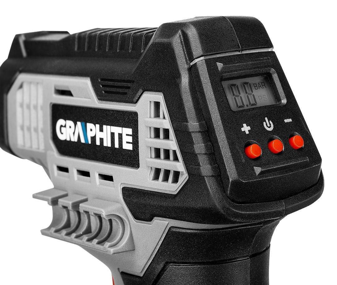 Graphite 58G041 Luchtcompressor 18V LCD Display-2