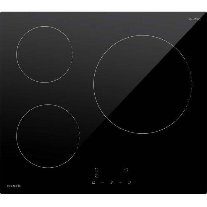 OCEANIC Inductiekookplaat - OCEATI3Z7B - 3 Kookzones - 5500W 3-burner-0