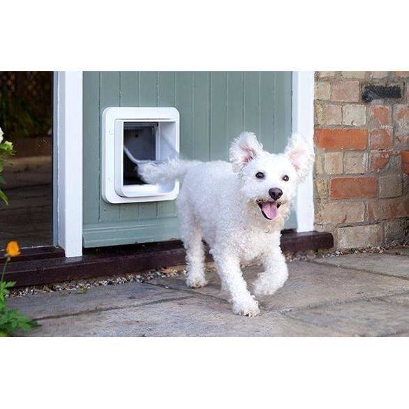 SUREFLAP Grote Microchip Kattenluik - Wit - 178 mm x 170 mm (Opslag tot 32 Microchips)-1