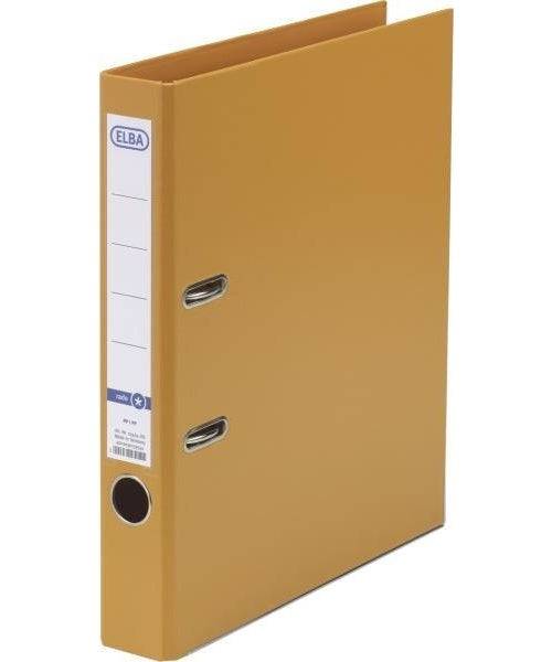 ELBA rado star binder 50 mm rugbreedte oranje DIN A4 PP binnenkant doorzichtige pocket vervangbaar insert (10464 OG)-0