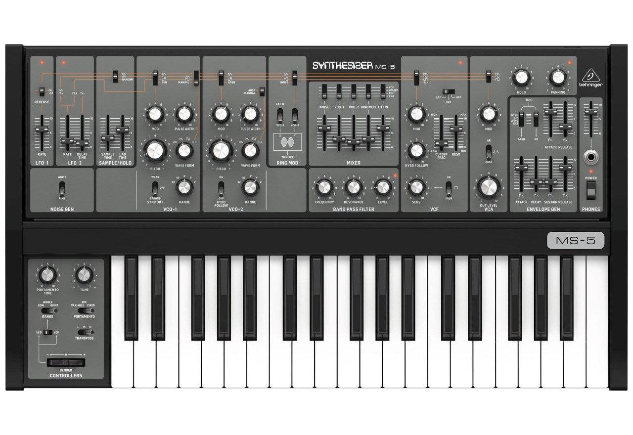 Behringer MS-5 Analoge Synthesizer - Klassiek Geluidsontwerp-0