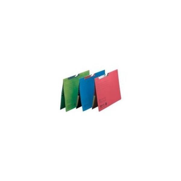 ELBA Pendulumfile met Pocket, DIN A4, Manila Karton, Rood, 50 Stuks (90463 RO)