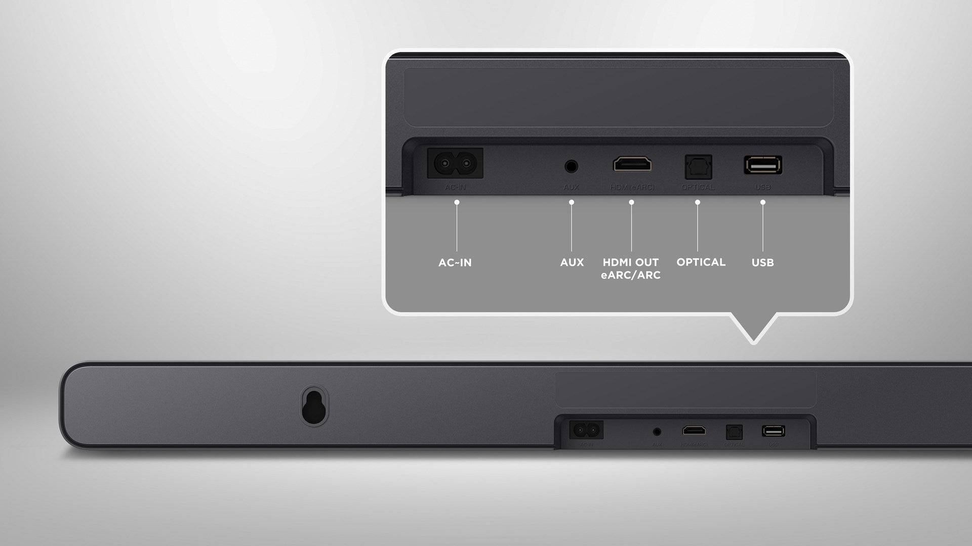 TCL Soundbar S45HE - Dolby Atmos 2.1 met Geïntegreerde Subwoofer - Zwart-4