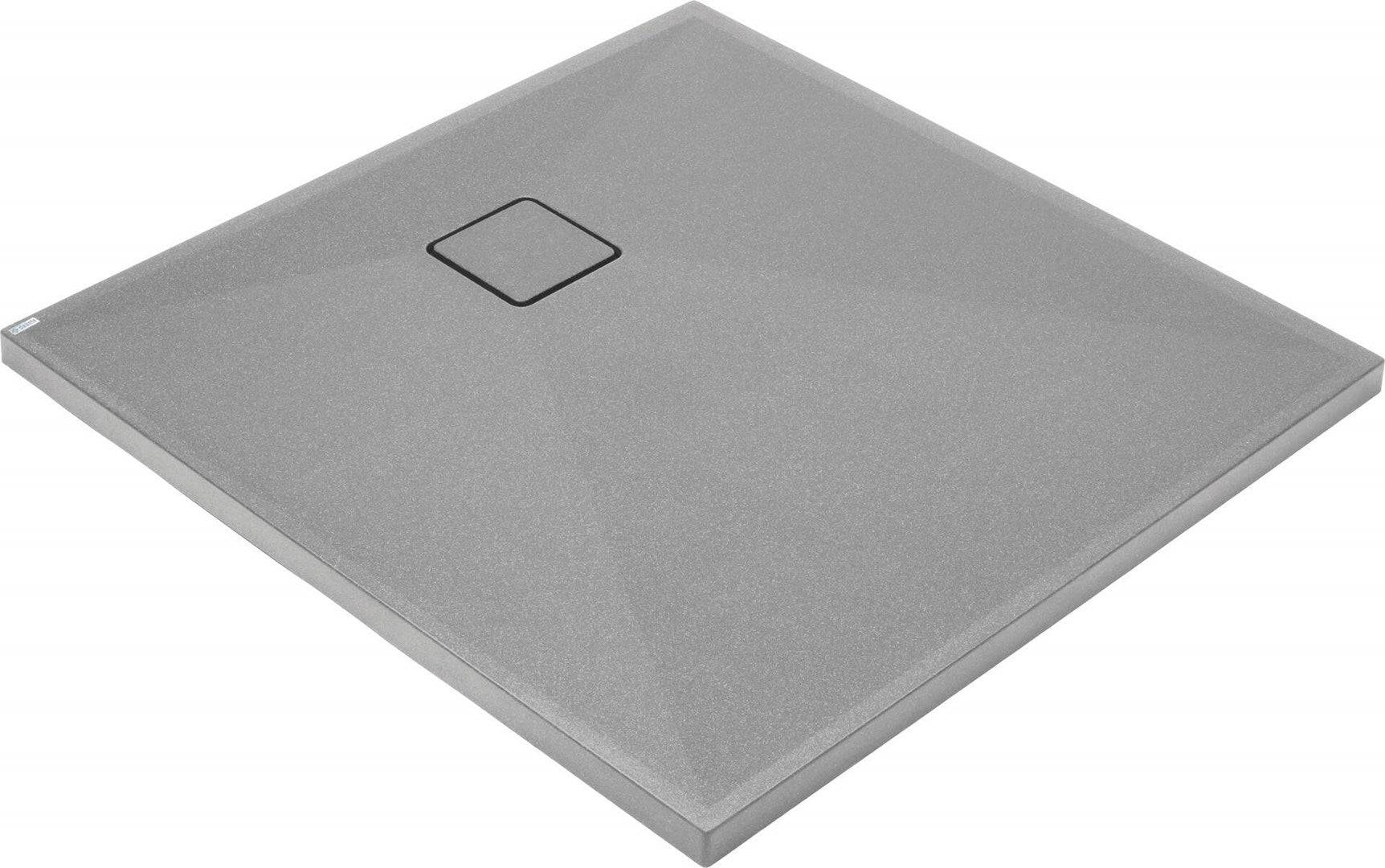 Deante Vierkante Douchebak Graniet 90 x 90 cm Metallic Grijs KQRS41B-0