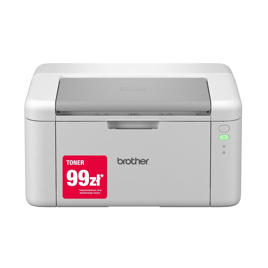 Brother HL-1230W Printer - Compacte Mono Laser - 20 ppm - A4 - Draadloos en USB-3