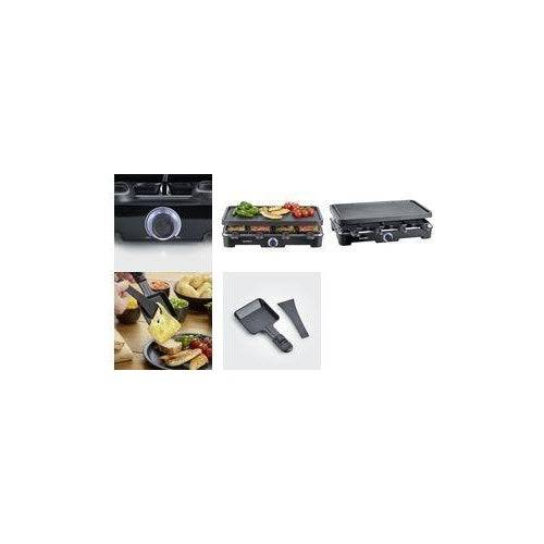 SEVERIN Raclette Grill RG 9670 - Antiaanbaklaag, 1400 W, 8 Pannen - Zwitserse Stekker-0