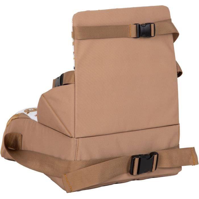 TINEO Draagbare Verhoogstoel, Ultra Compact, 30 x 28 x 13 cm, Kameel/Beren-1