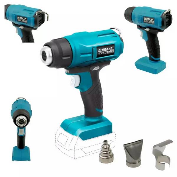 Dedra DED7058 Accu Hittepistool 18V Max Temp 550°C
