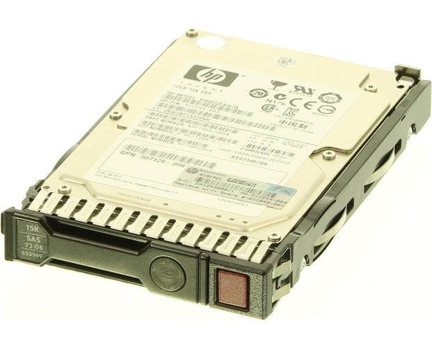Hewlett Packard Enterprise HPE Dual Port Enterprise Harde Schijf 72GB 2.5" SFF 15000 RPM met HP SmartDrive Carrier 65394-0