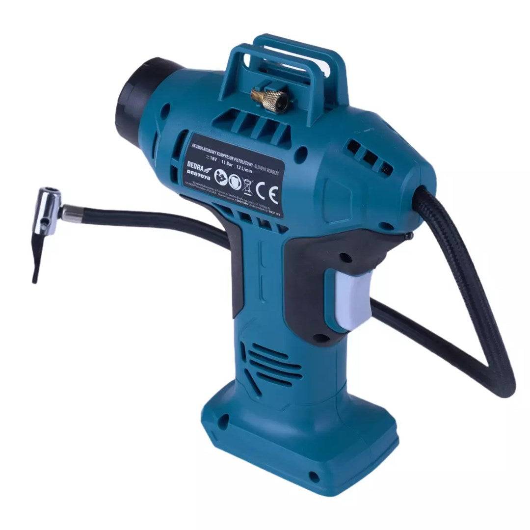 DEDRA SAS Pistoolcompressor 18V 11 BAR 11BAR-4