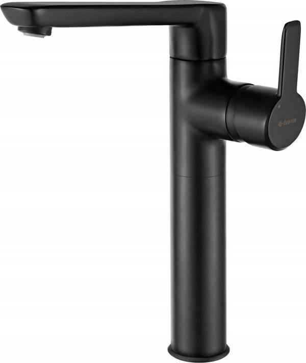 Deante Hoge Wastafelmengkraan Enkelhendel 10.8 cm 9.1-15 L/min Nero BQA N20K