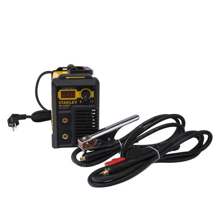 Stanley 160A Lasmachine - Inclusief Elektrodehouder en Automatisch Dimmende Helm-2