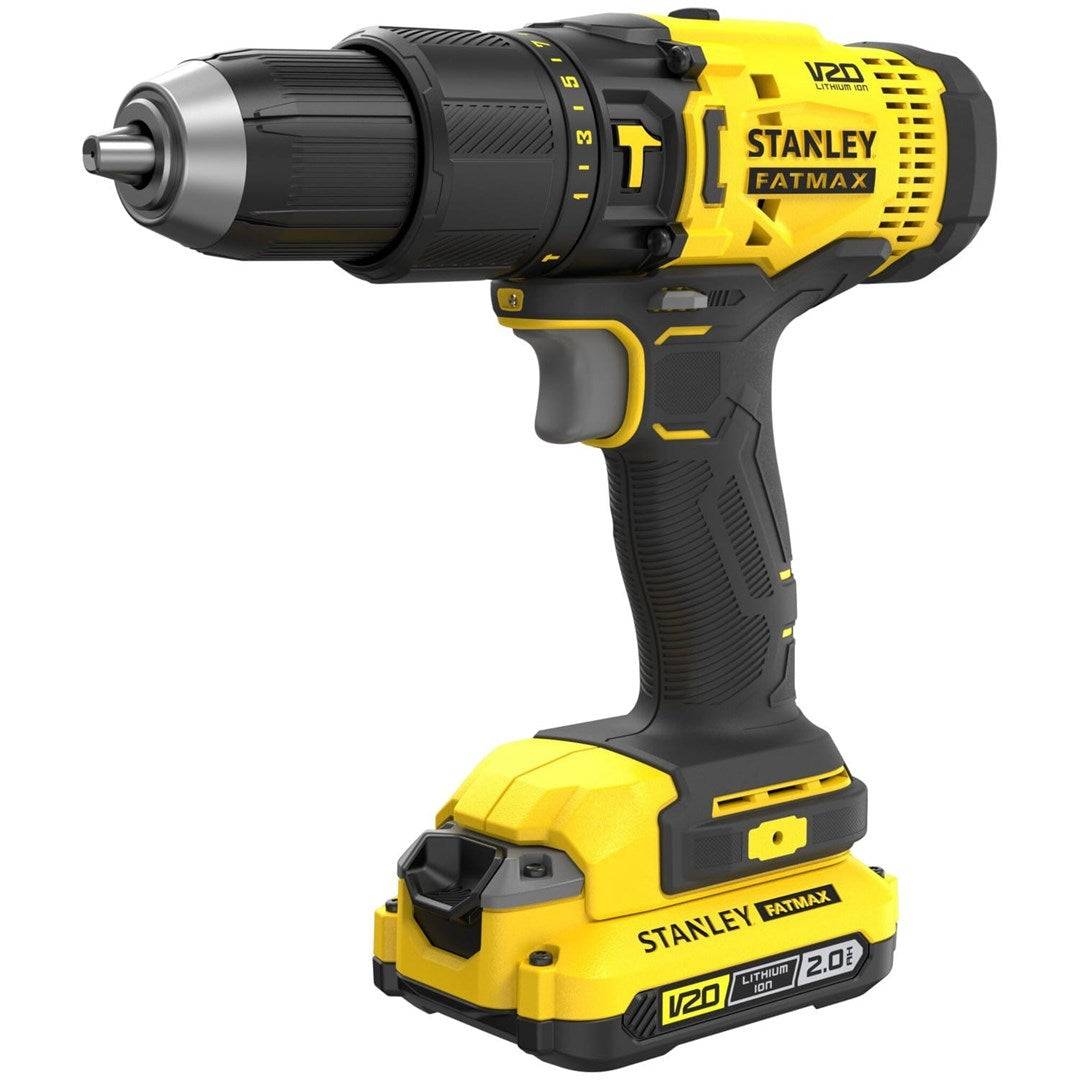 Stanley SFMCD711D2K Accu Klopboor-/Schroefmachine 18V 2 x 2Ah-0