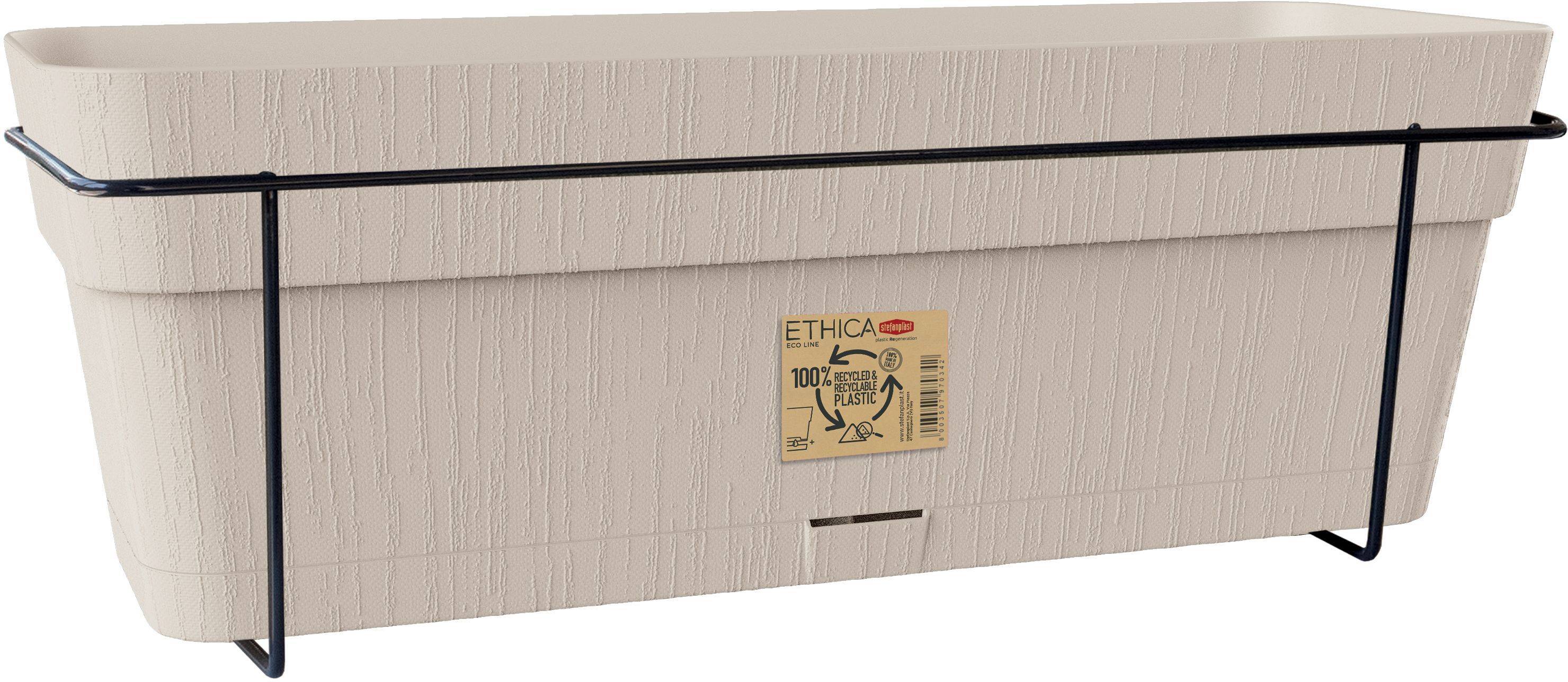 STEFANPLAST Balkonbak ETHICA 9 L 50x18x17 cm Krijt h17-3