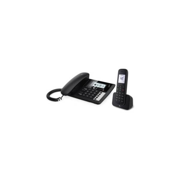 Telekom Sinus PA 207 Plus 1 - Analoge/DECT Telefoon - Bedrade & Draadloze Handset - Zwart - 40753987
