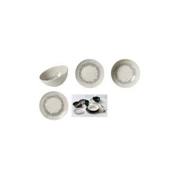 Ritzenhoff & Breker CECINA GRAPHITE Soepborden - 210 mm - Set van 6 - Vaatwasserbestendig (425710)