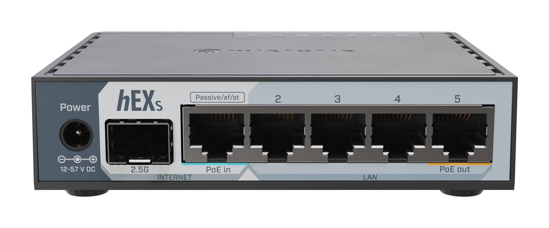 Mikredik hEX S Router - 1 Gbps - 5 Gigabit Poorten - E60IUGS-0