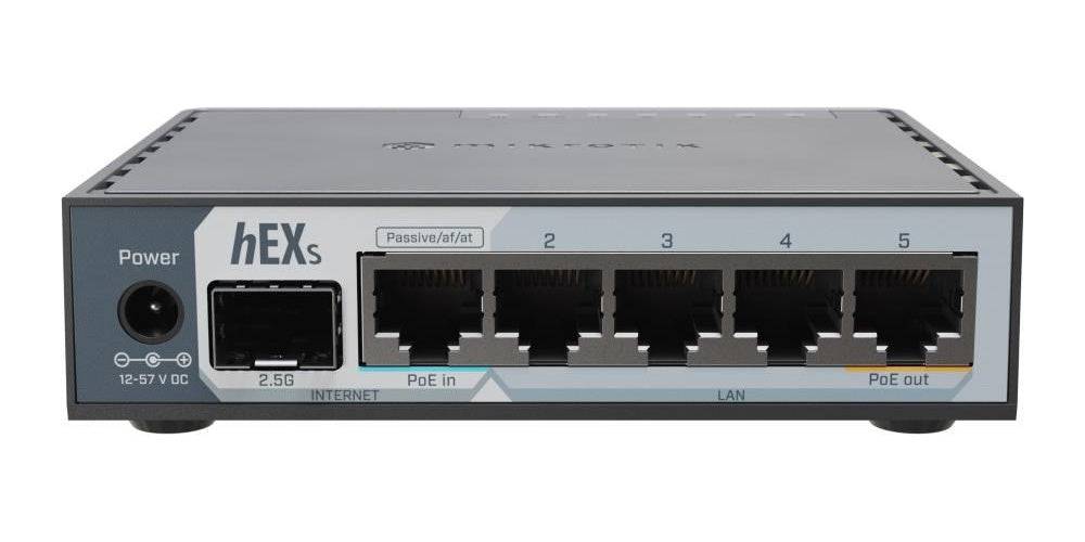 Mikredik hEX S Router - 1 Gbps - 5 Gigabit Poorten - E60IUGS-2