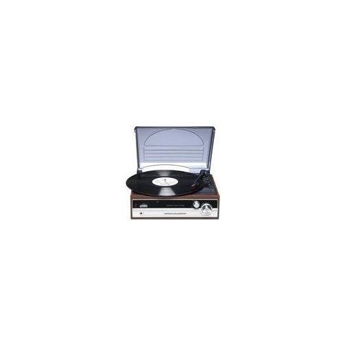 DENVER VPR-190 Audiosysteem - Retro Platenspeler met Radio-0