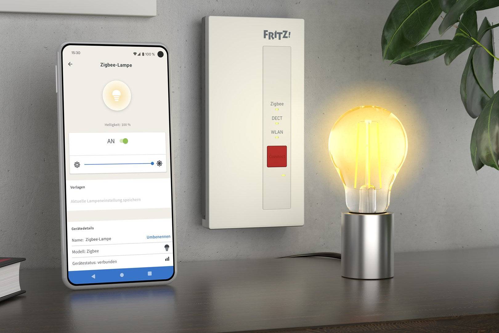 FRITZ!DECT Gateway Slim Draadloos Bedraad ZigBee 3.0 20003012-3