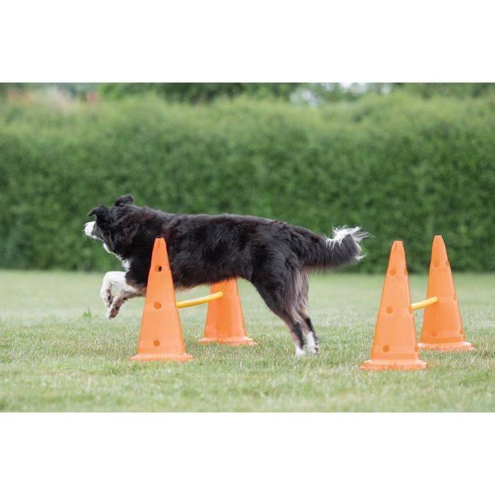 TRIXIE Set van 3 Obstakelparcours - Ø 23 x 30 cm - 78 cm - Voor Honden-3