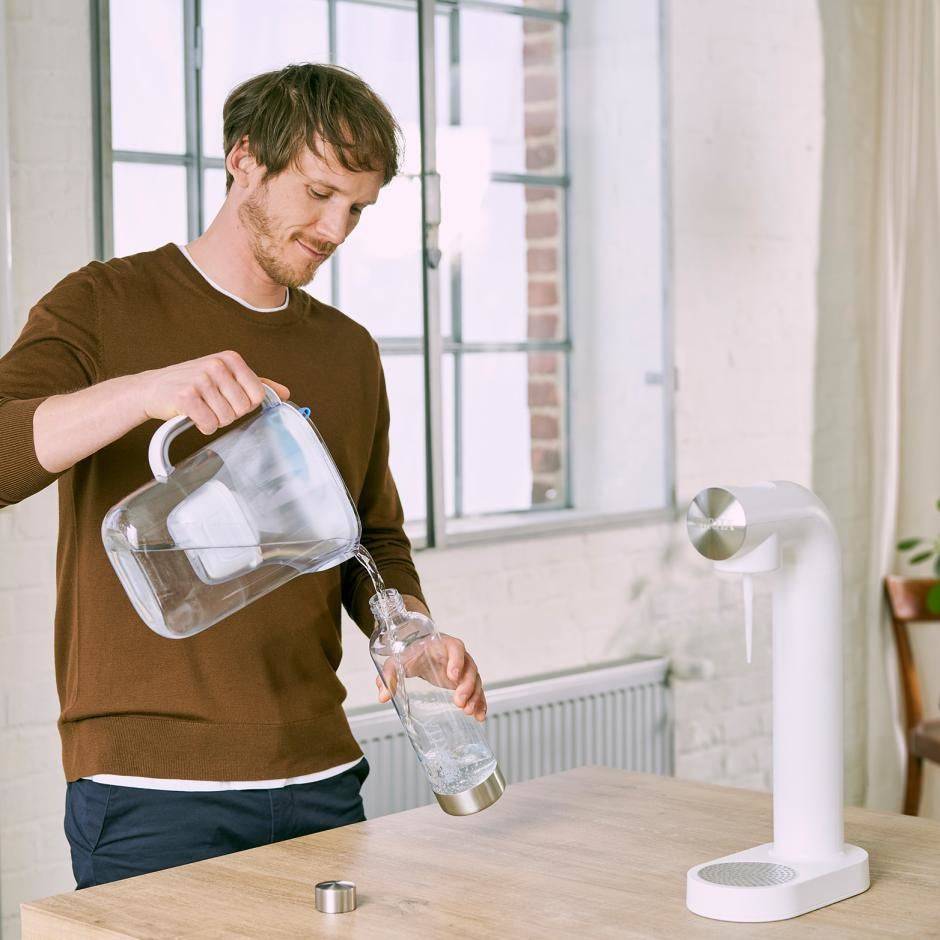 Brita SodaOne Koolzuurhoudende Fles Set van 2 - Transparant-4