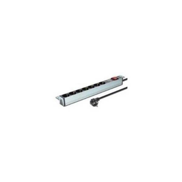 DIGITUS DN-95407 Verlengsnoer 7 Uitgangen 1U Rack-Montage 48,3 cm