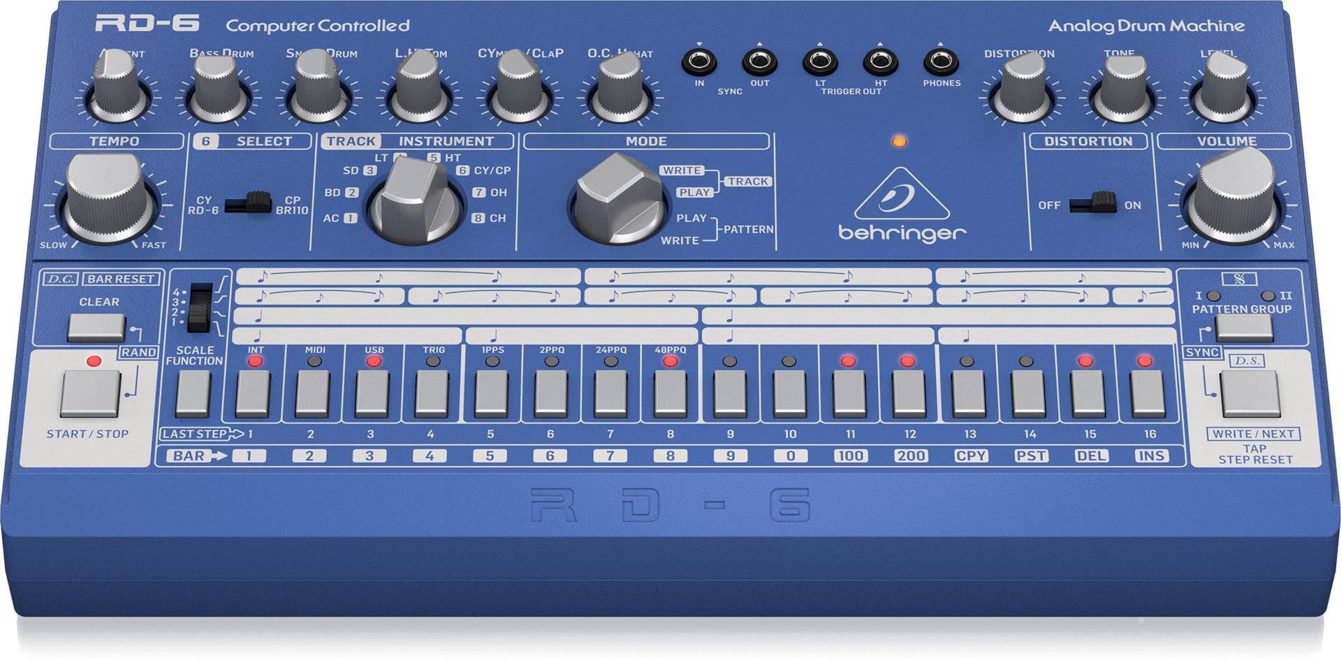 Behringer RD-6-BU Analoge Drum Machine-3