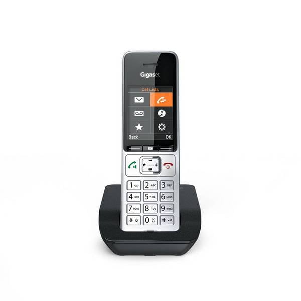 Gigaset 500 Comfort - Draadloze Telefoon - ECO DECT/GAP/CAT-iq - Zilver/Zwart S30852-H3003-B101