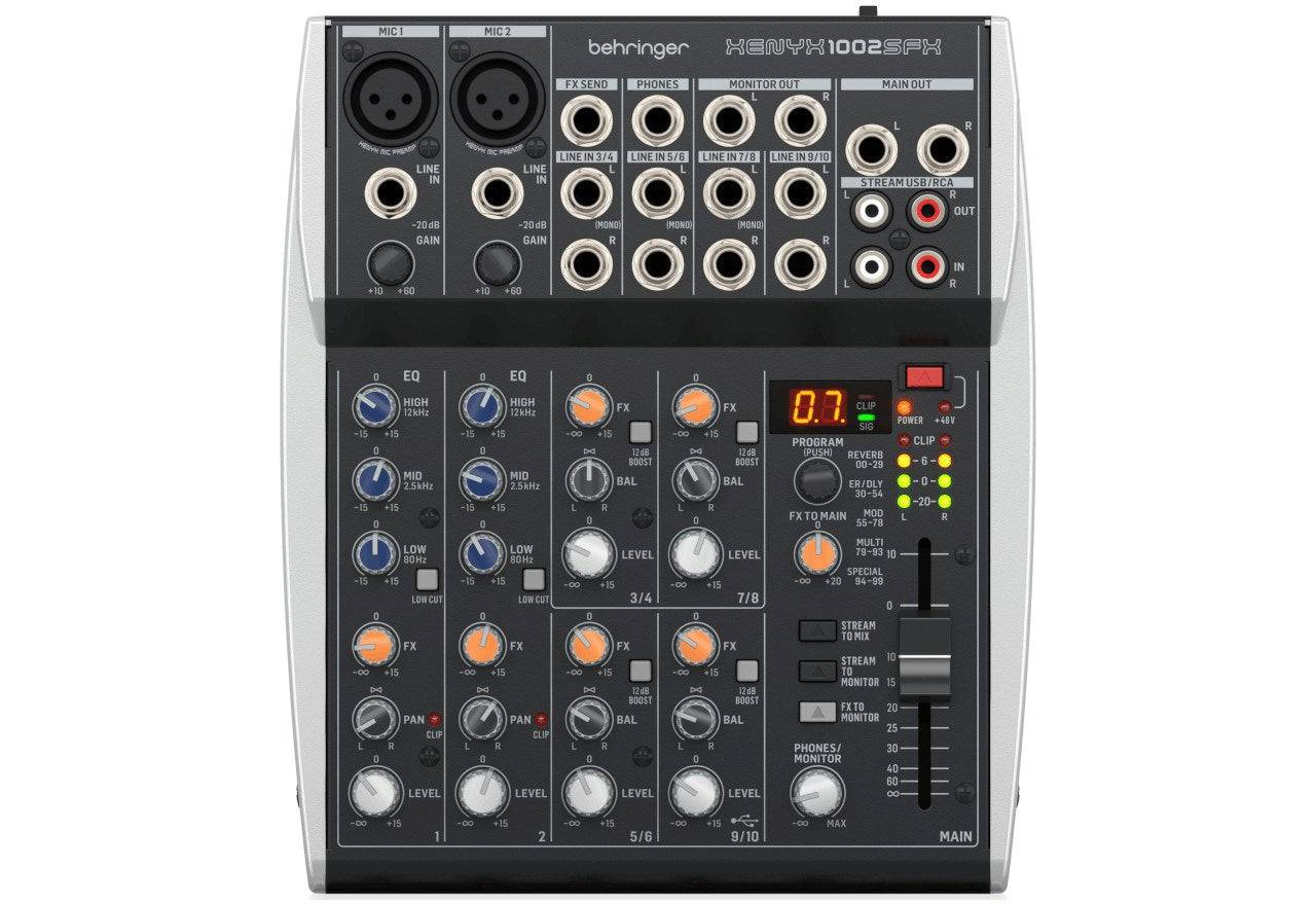 Behringer XENYX 1002SFX Mixer Audio-0