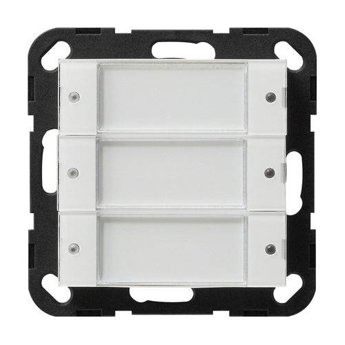 GIRA 2003100 Elektrische Schakelaar Transparant Wit KNX Systeem 55 3 Knoppen IP20-0