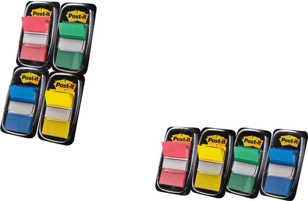3 M Post-it Index 680 - 8 Verpakkingen van 50 Strips + 4 Gratis Verpakkingen (680-P12)