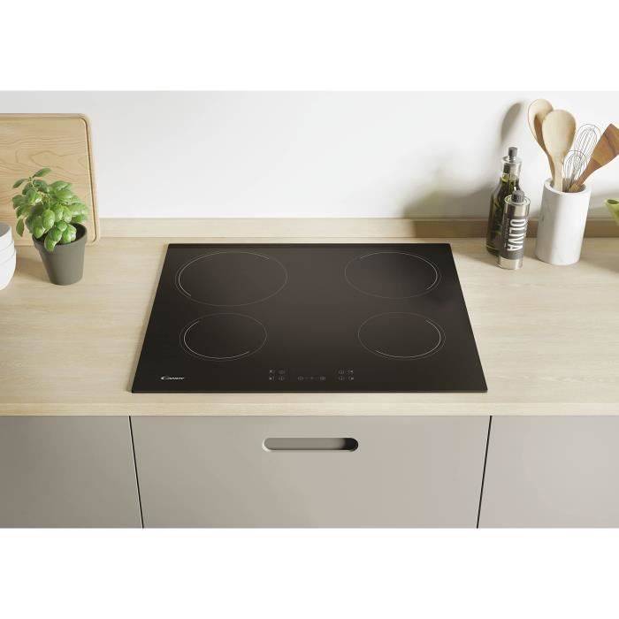 CANDY CH64CCB Keramische Kookplaat - 4 Branders - 59 cm Breed - Zwart-1
