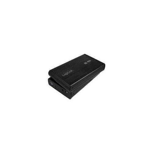 LogiLink® Behuizing voor Harde Schijf 3,5" S-ATA USB 3.0 Alu Zwart UA0107-0