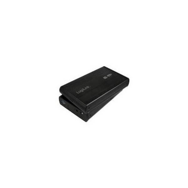 LogiLink® Behuizing voor Harde Schijf 3,5" S-ATA USB 3.0 Alu Zwart UA0107