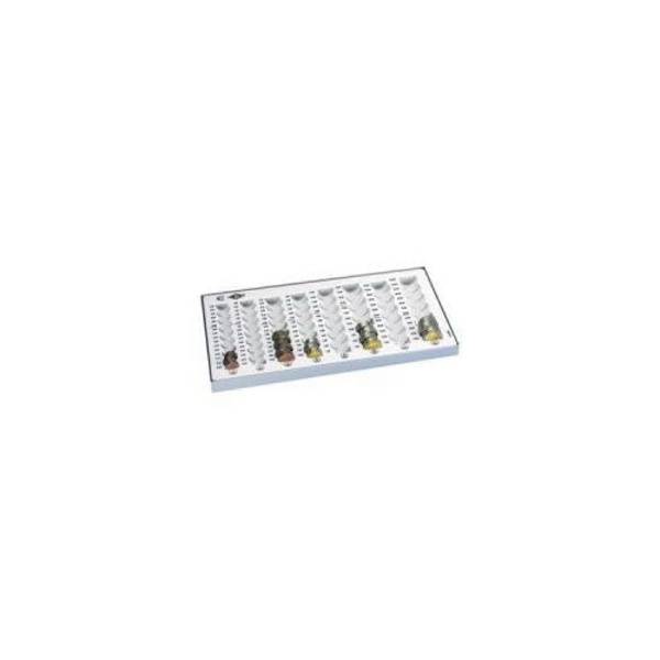 WEDO Compacte Muntenteller Grijs 8 Compartimenten (160 100837)